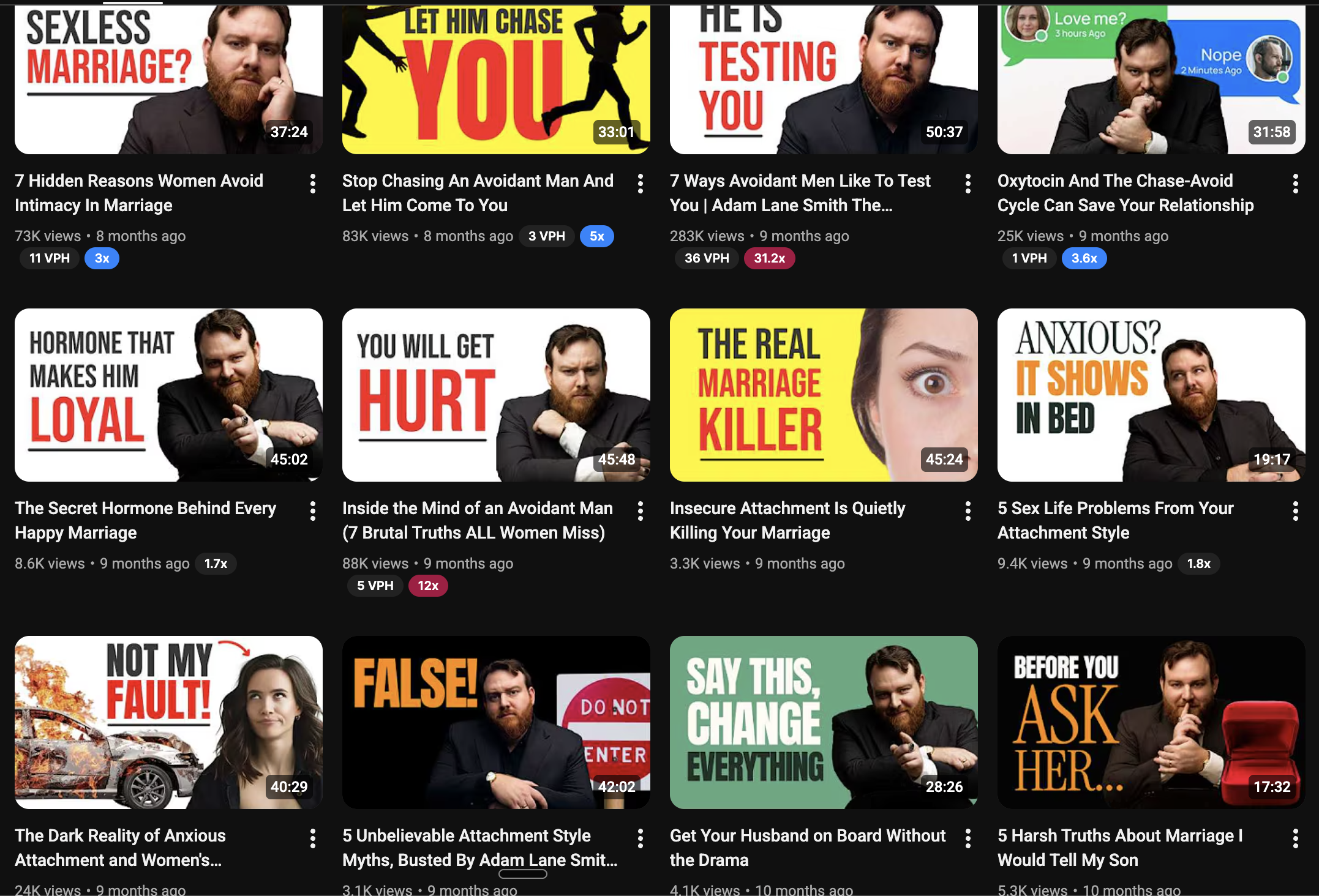 Adam Lane Smith video thumbnails